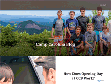 Tablet Screenshot of campcarolinablog.com